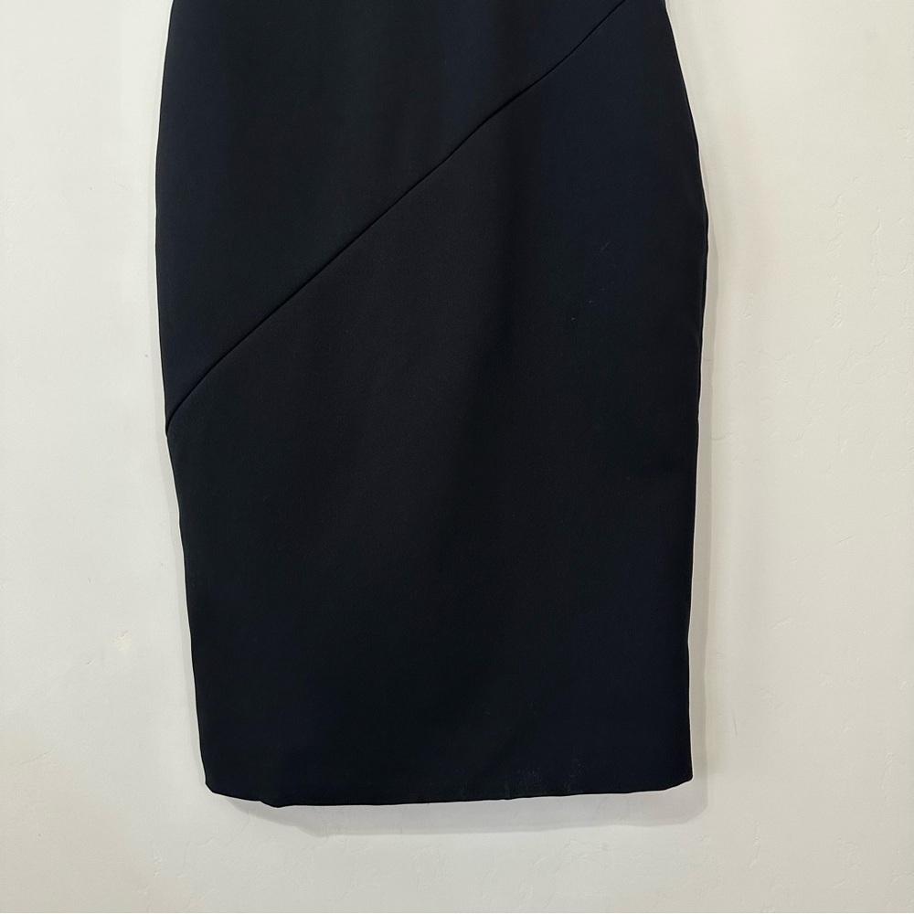 Ted Baker Black Yandal Asymmetric Bodycon Dress - Picture 5 of 14